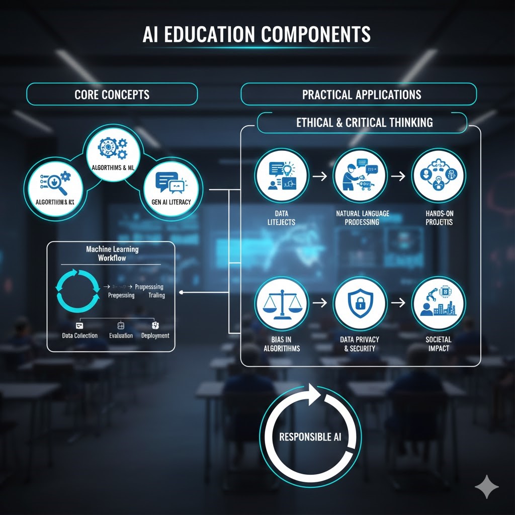 ai education components diagram